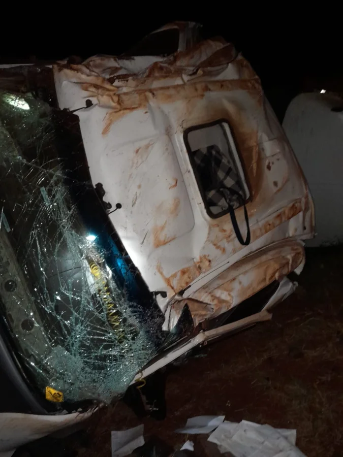 Accidente de transito VUELCO DE CAMION
